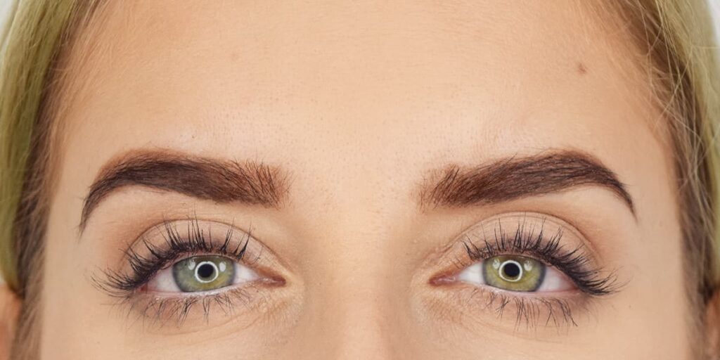 Lash Lift done with Lami Super Booster professional lotions to ensure safety and best results.