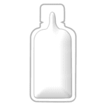 Square top bottle sachet - one option for private label packaging by Lami Super Booster